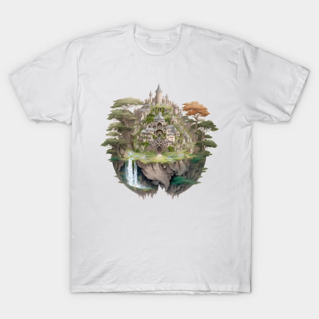 A Homely House - Valley of the Elves - Fantasy T-Shirt by Fenay-Designs